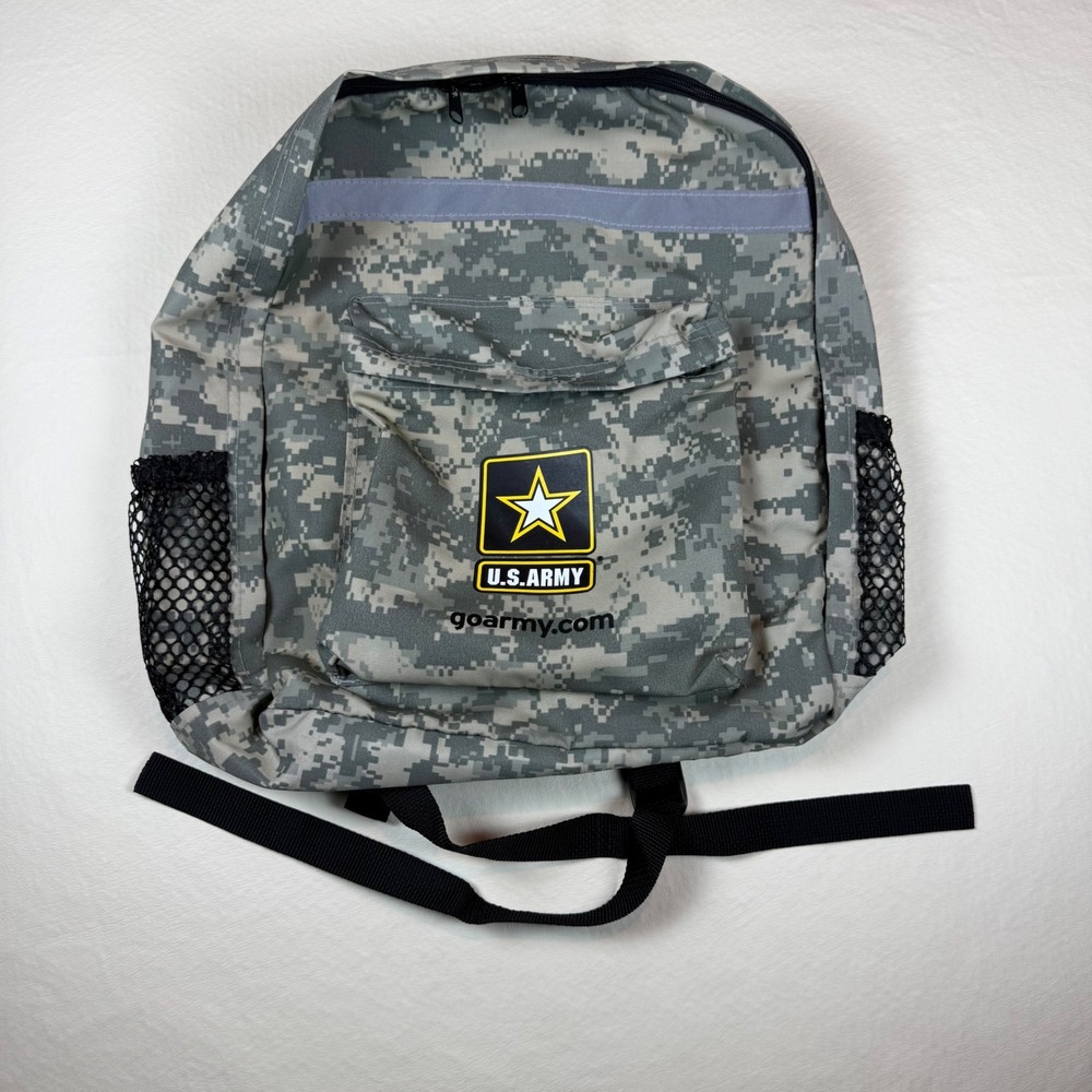 US Army Digital Camo Backpack‎ ACU Camouflage Star Logo Promotional Bag
